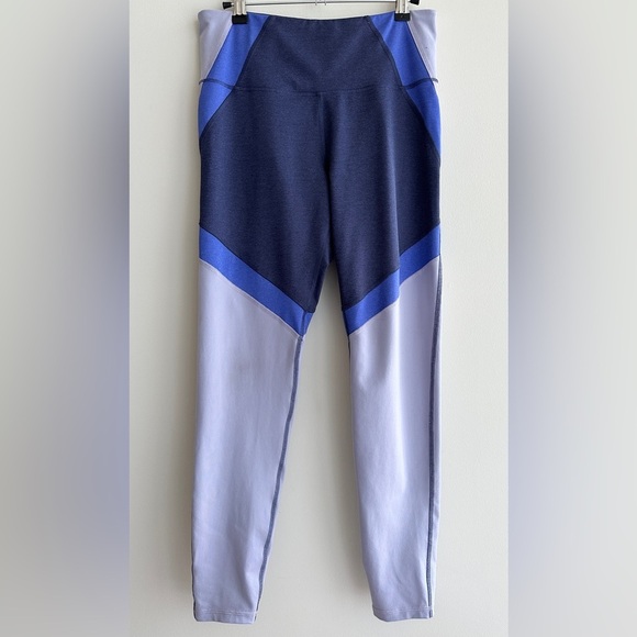 Old Navy High-Waisted Elevate Color-Block Compression Leggings, Pageant Purple,L - Picture 2 of 16